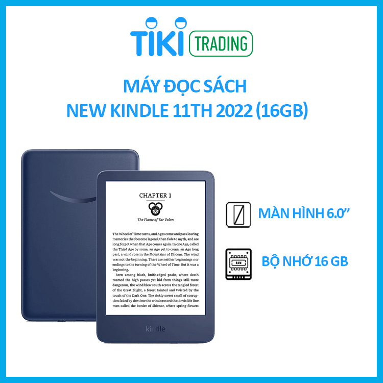 Máy đọc sách New Kindle 11th 2022 (16GB) - Hàng chính hãng