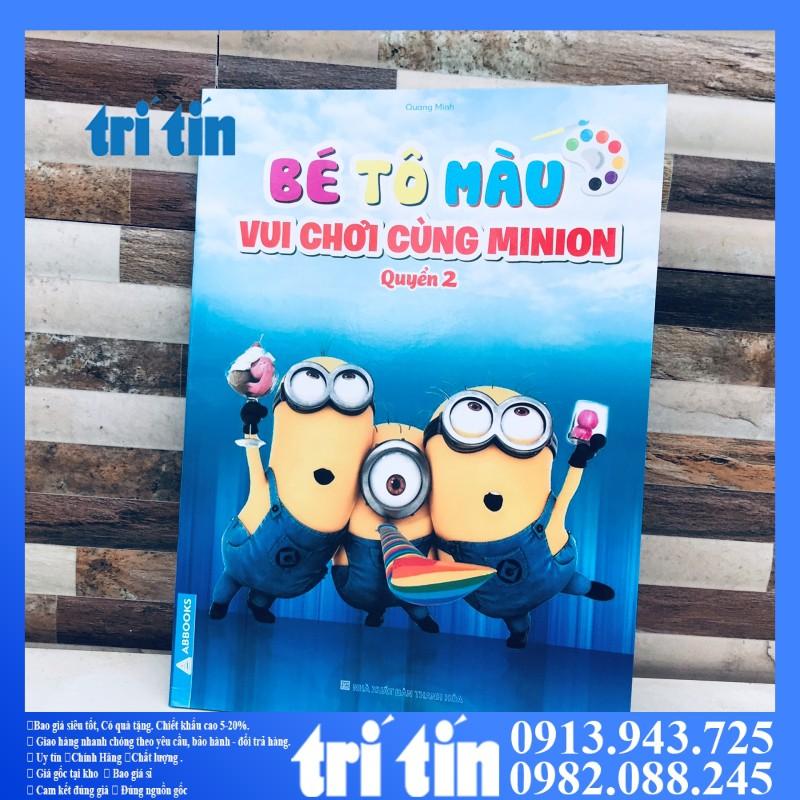 BÉ TẬP TÔ MÀU MINION CHO BÉ THỎA MÃN TRÍ TƯỞNG TƯỢNG