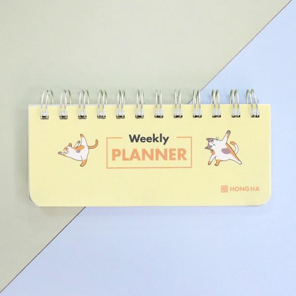 Số Lò Xo Weekly Planner - 200 Trang 100gsm - Hồng Hà 4202 - Màu Vàng