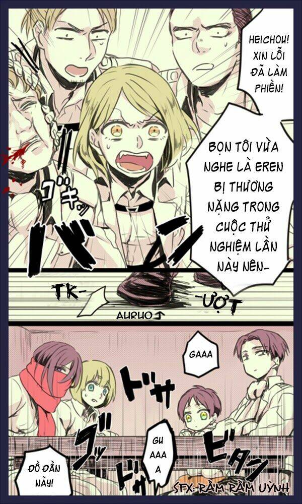 tấn công người khổng lồ - doujinshi eren x mikasa chapter 46 8