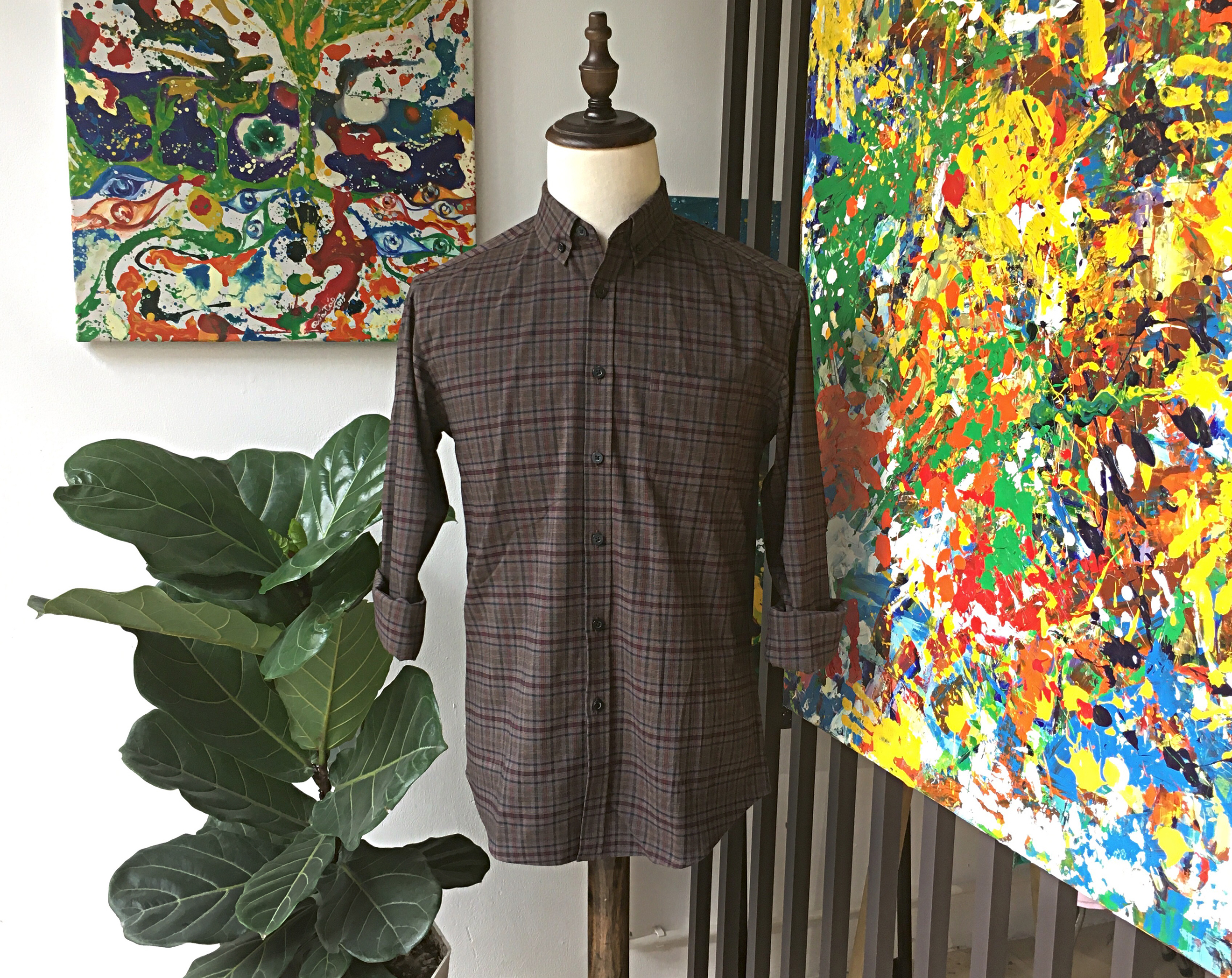 Áo sơ mi Nam dài tay, Flannel shirt Ngầu Store chất liệu cotton, co giãn nhẹ, thoáng, nam tính, trẻ trung