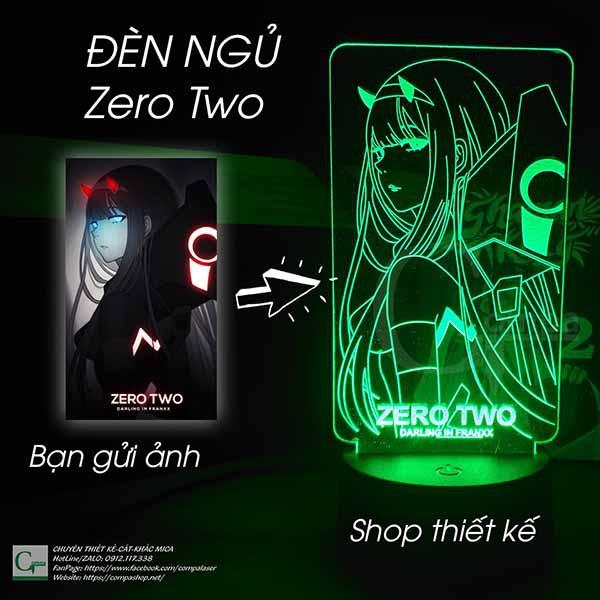 Đèn Ngủ ZeroTwo Siêu Dễ Thương Siêu Ngầu