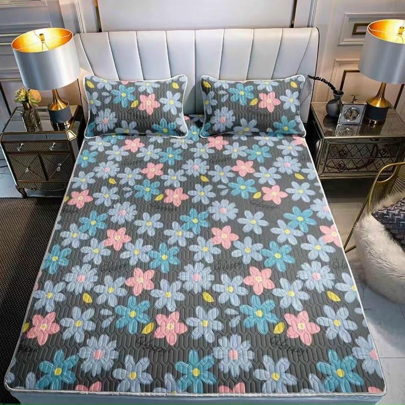 Chiếu điều hòa cao su non 5D M2T Bedding vải lụa Tencel mát cao su non Latex mềm mịn đủ kích thước m6/m8/2m2