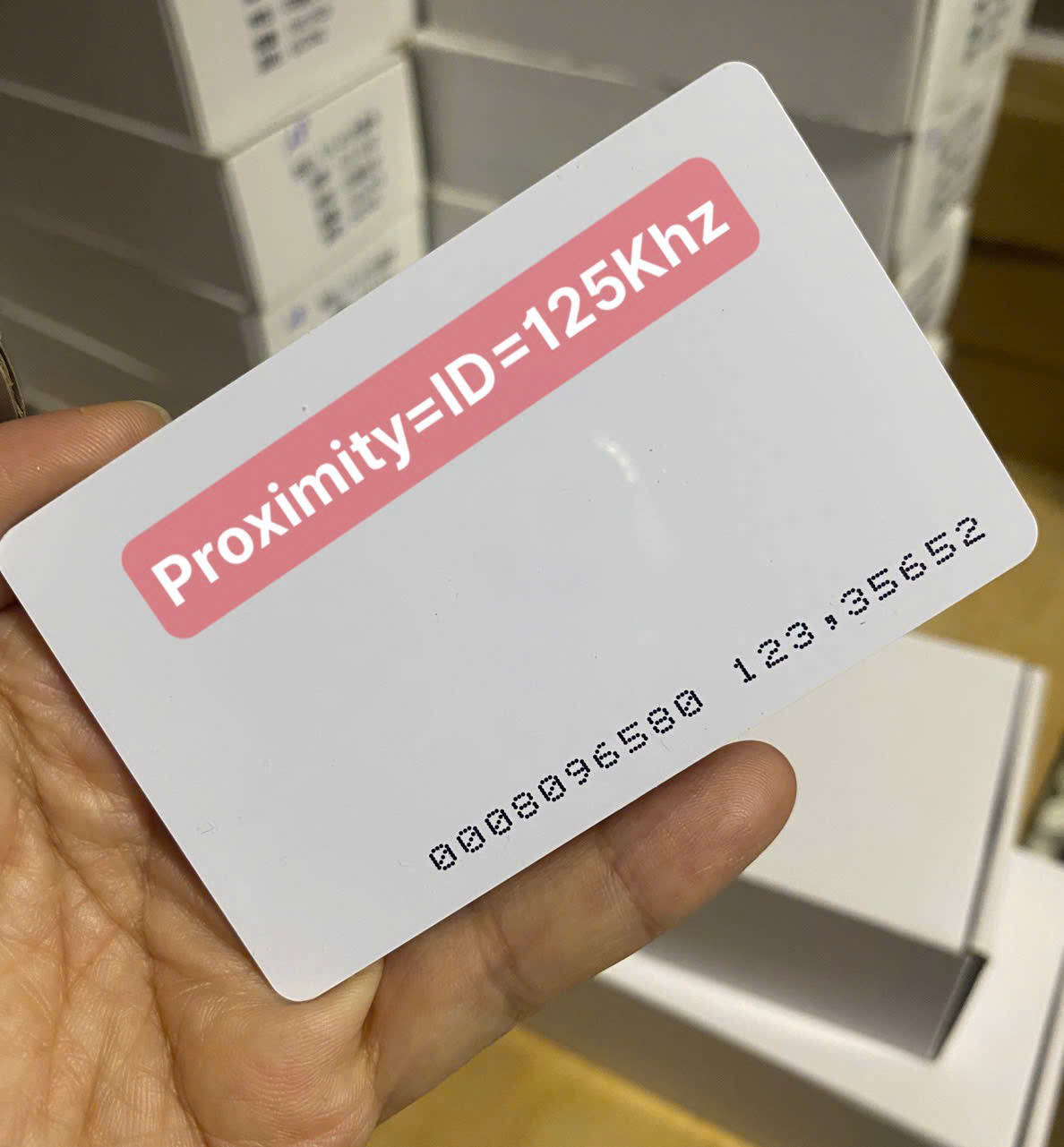Thẻ Từ RFID Tần Số 125Khz ( Proximity) loại mỏng 0.8mm - Hàng nhập khẩu