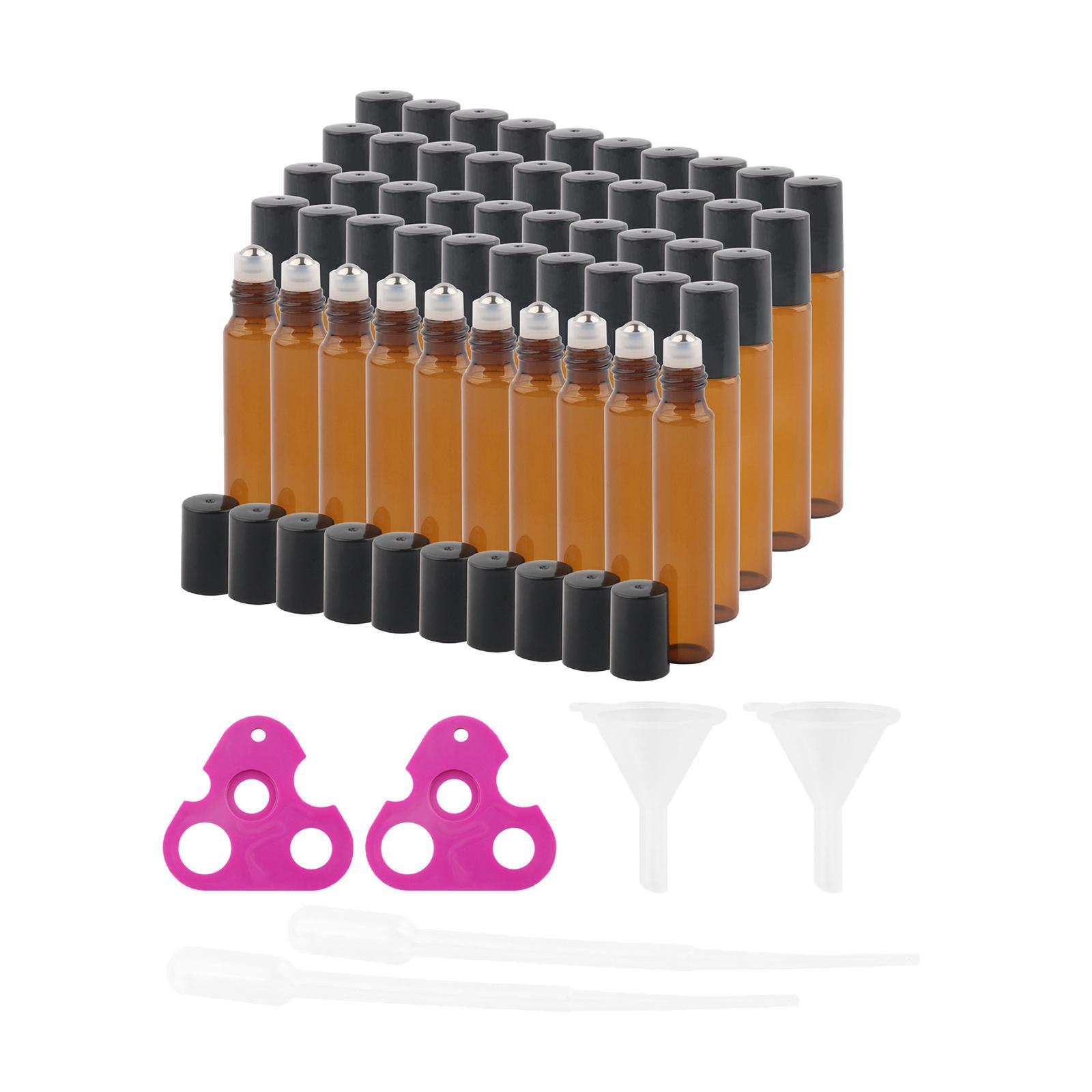 10ml Rollerball Bottle Refillable Roll on for Essential Oil Travel