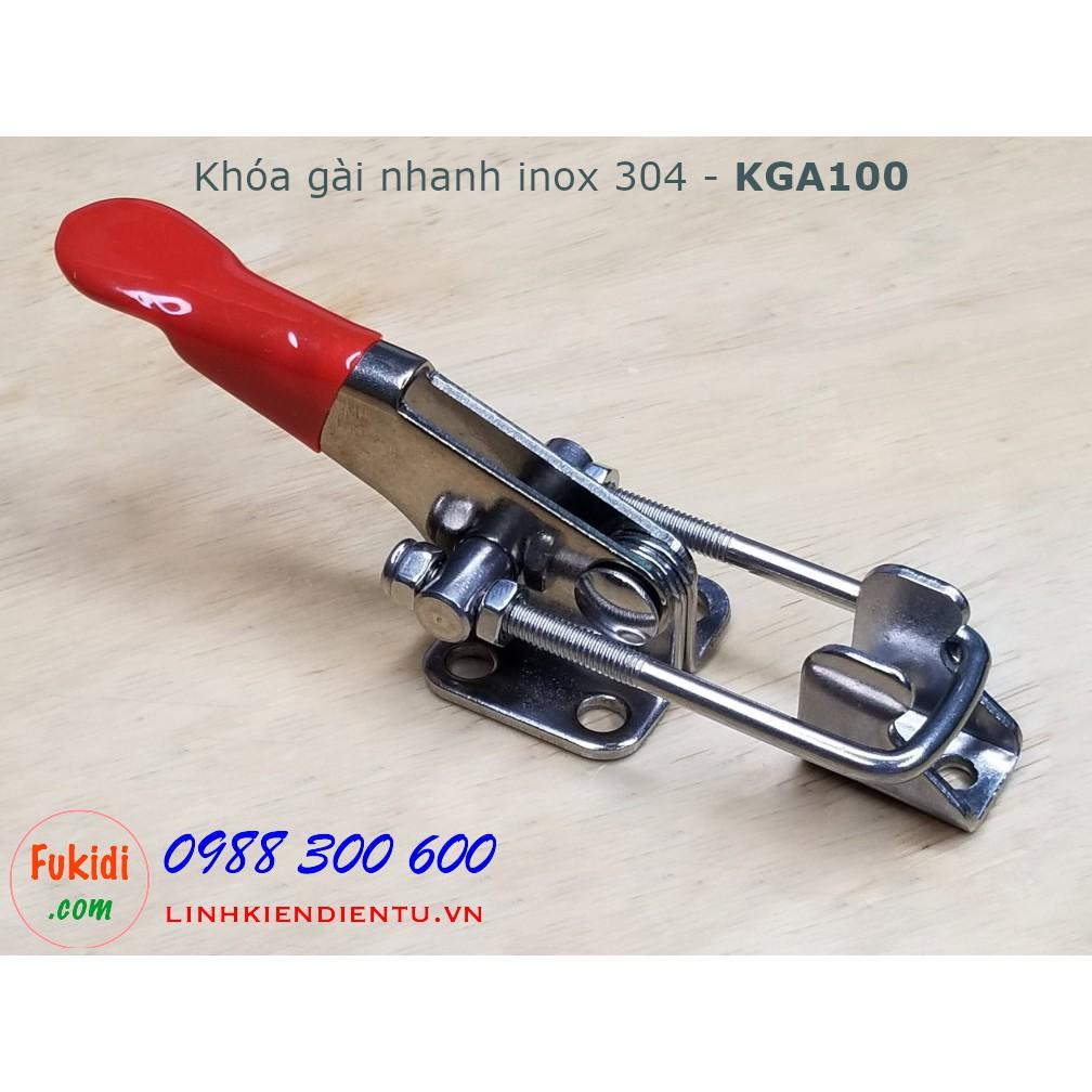 Khóa gài có thể điều chỉnh độ dài, chất liệu SU304 - KGA100