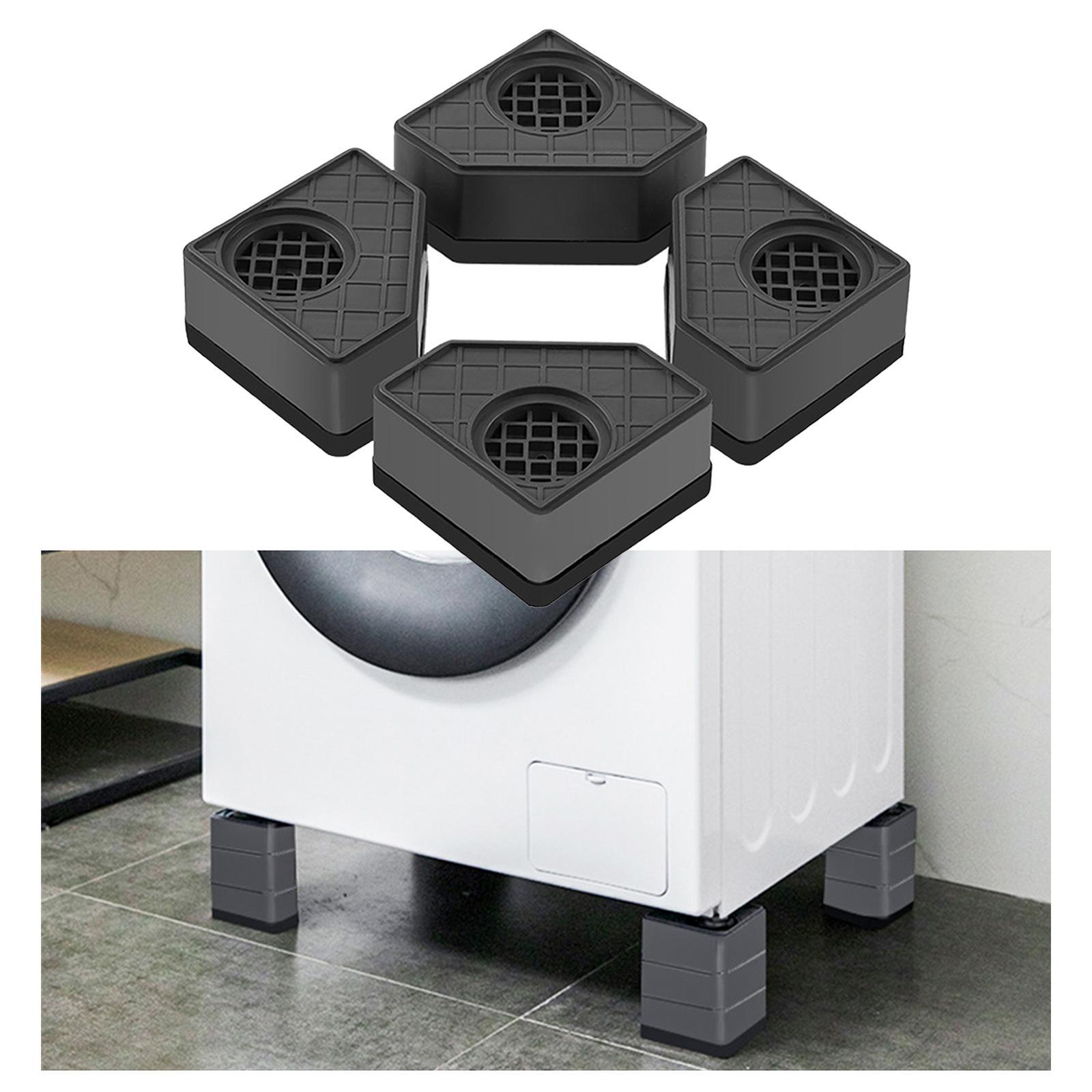 4x Washer Vibration Pads Washing Machine Feet Mat Stop Shaking for Dryer Machine