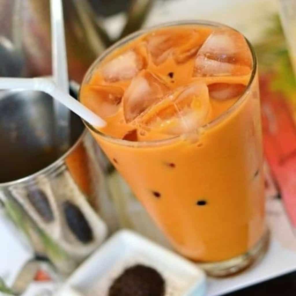 Trà sữa Thái Đỏ Greenmax ít Calories uống liền 240gr ( 12 gói/ 1 túi)- Thai MilkTea