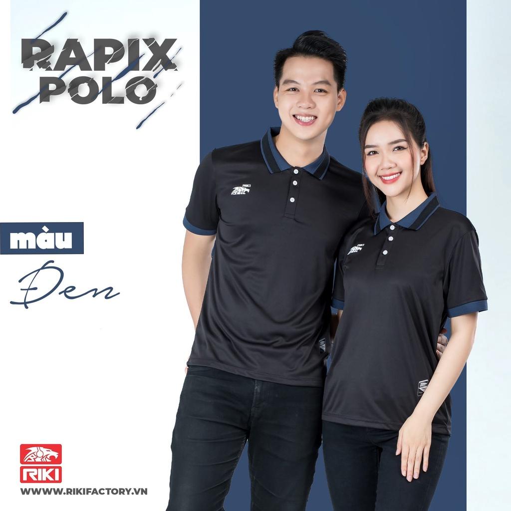 Áo polo nam, áo thun có cổ tay ngắn phong cách thời trang thể thao năng động Riki Rapix - Dungcusport