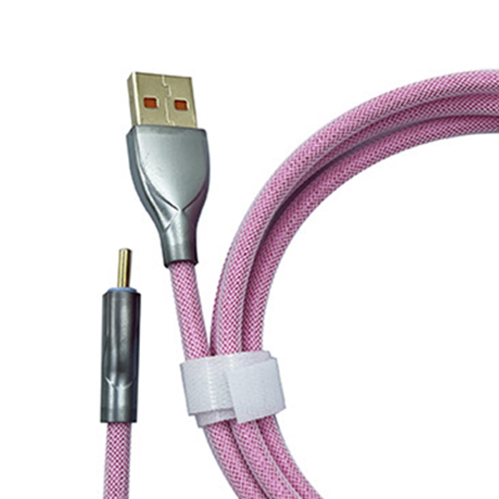 1.8M USB Coiled Cable Wire TPU Metal Keyboard Cable USB3.0 to Type C for Mechanical Keyboard Speaker