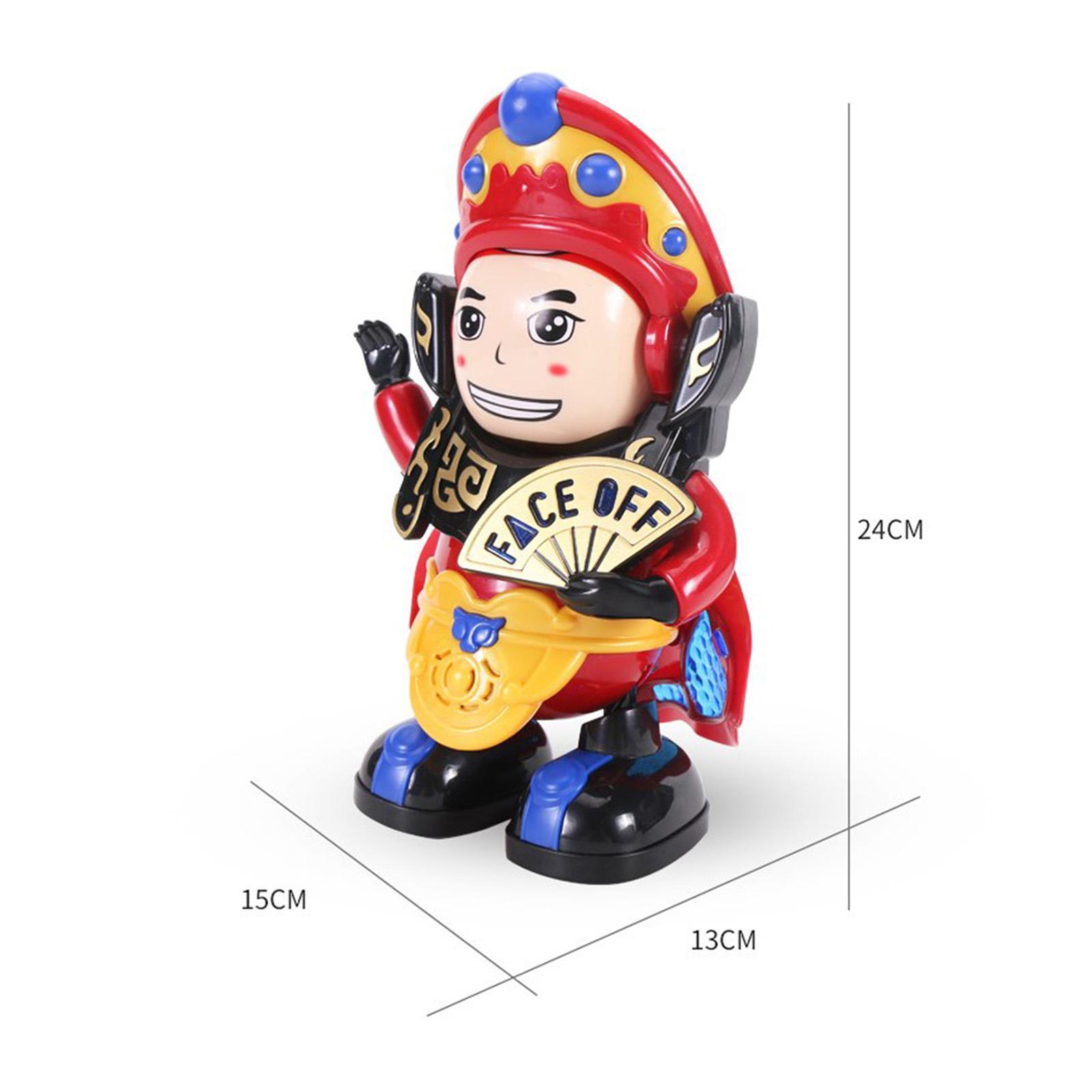 Face Changing Doll Gifts for Kids Traditional Chinese Toys Opera Doll Statue