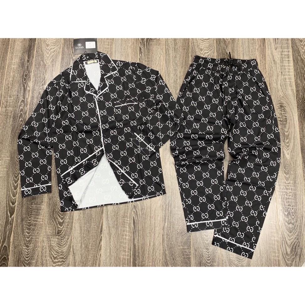 Freeship Bộ Đồ Pijama Nam Nữ Chất Kate Thái