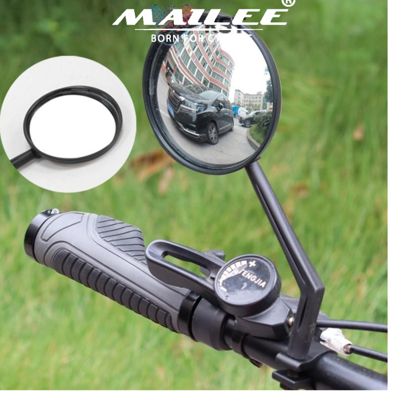 Gương Chiếu Hậu An Toàn Cho Xe Đạp gương tròn nhựa nhìn rõ ràng dành cho Xe Đạp Leo Núi và Đường Phố Mai Lee