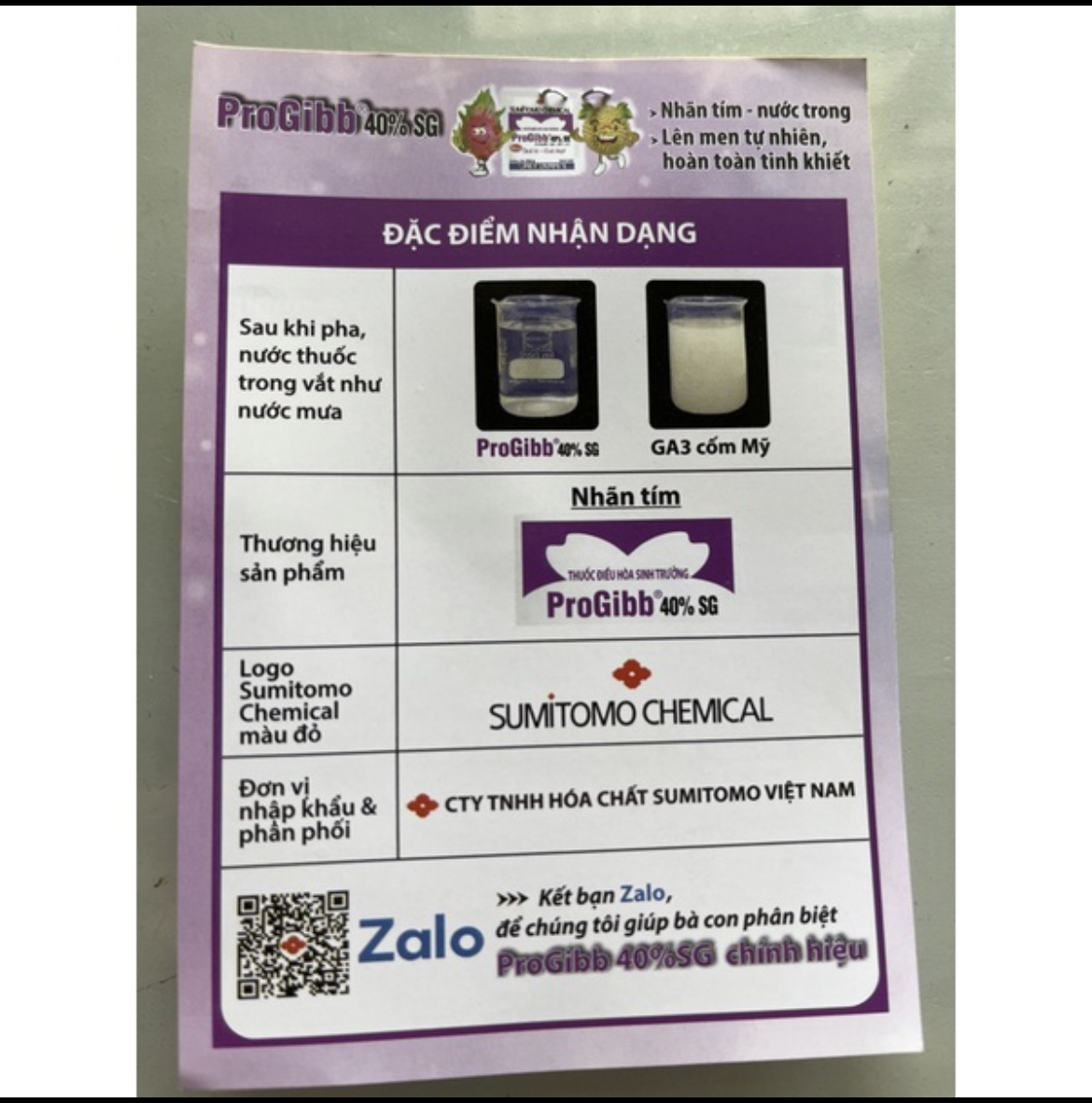 Thuốc Điều Hòa Sinh Trưởng - Ga3 cốm - Xuất Xứ Mỹ - Gói 2.5g