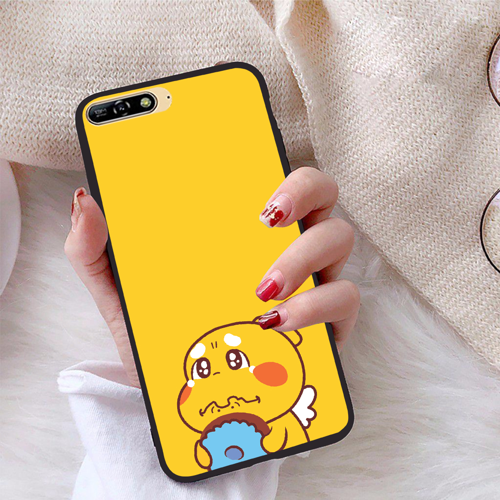 Ốp lưng dành cho Huawei Y6 2018 viền dẻo TPU Bộ Sưu Tập Khủng Long Lai Ong - Hàng chính hãng