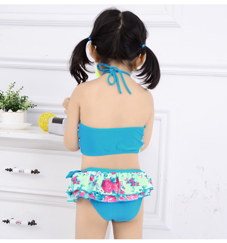 Đồ bơi hai mảnh dễ thương cho bé gái 8-20kg