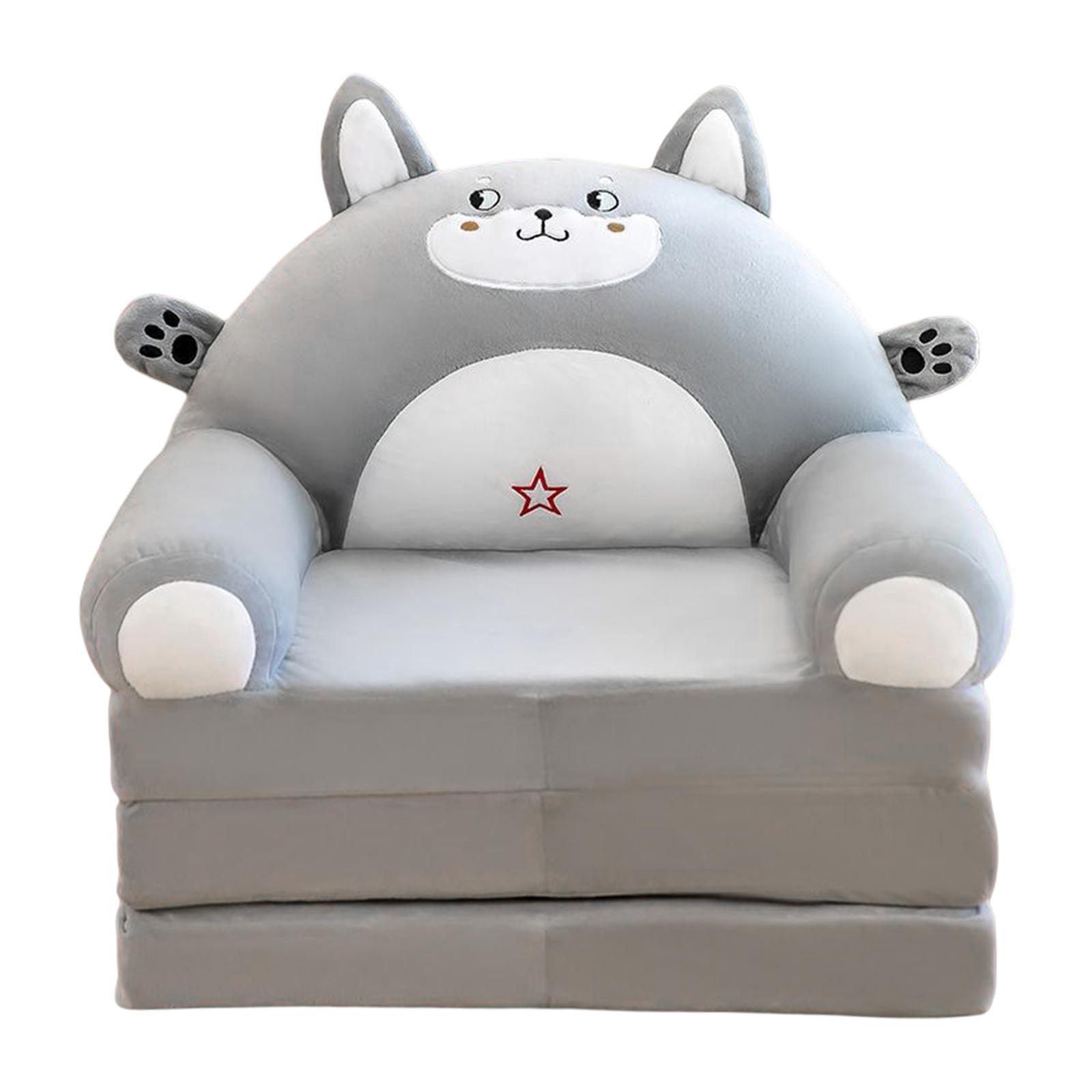Toddler Foldable Kids Sofa Armchair Slipcover Washable for Living Room Rat