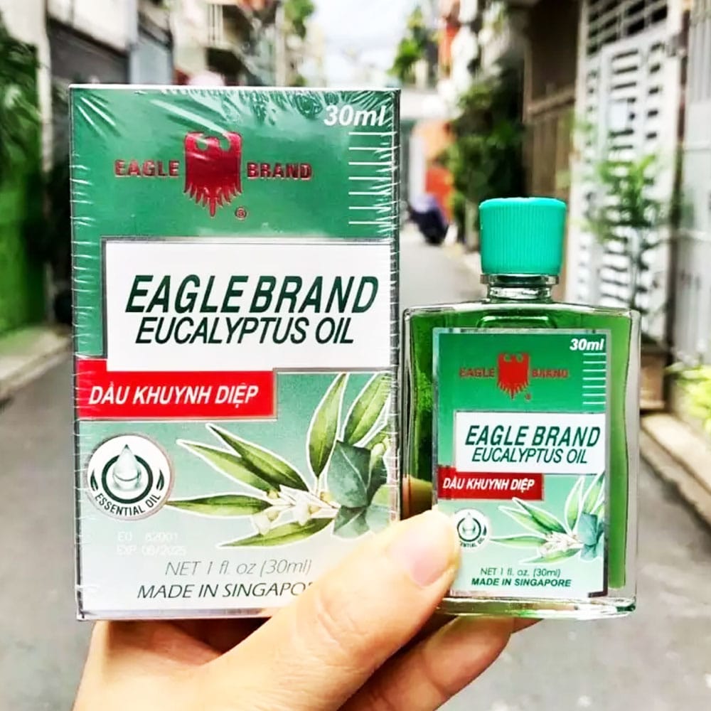 combo 6 chai Dầu Khuynh Diệp EAGLE BRAND EUCALYPTUS OIL 30ML- trắng ( Singgapore SX cho Thị Trường Mỹ ) ( không xuất hóa đơn đỏ )