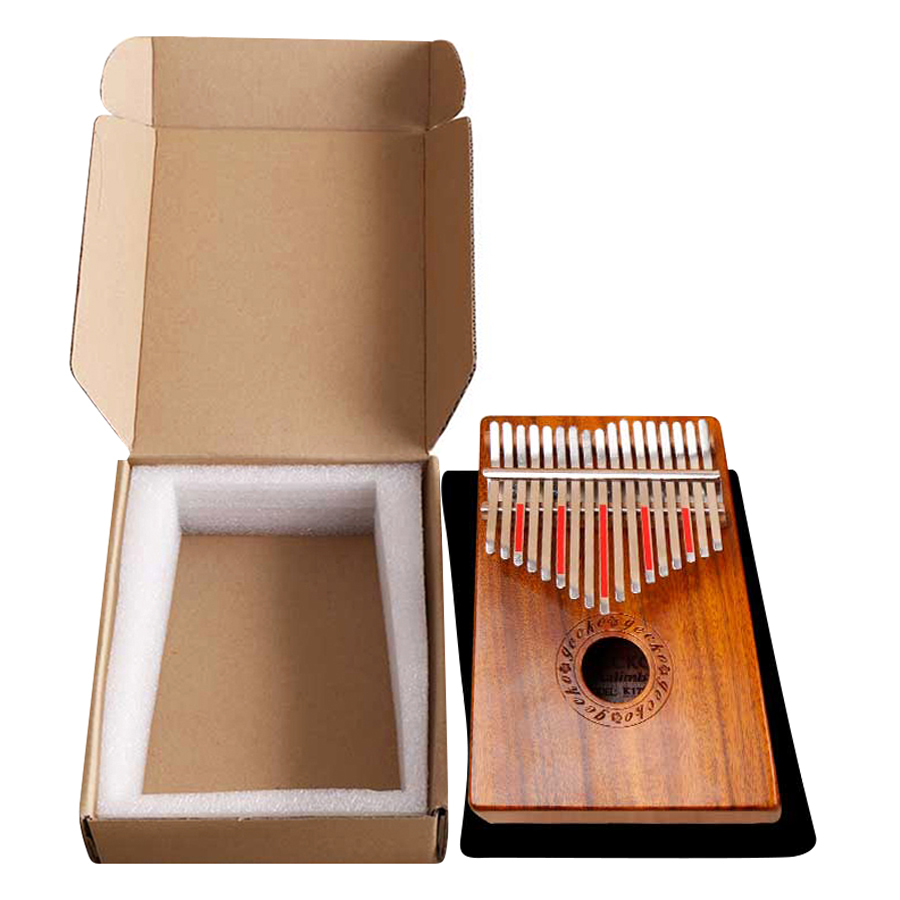 Đàn Kalimba Gecko 17 Phím Gỗ KOA K17K Kèm Kèn Kazoo