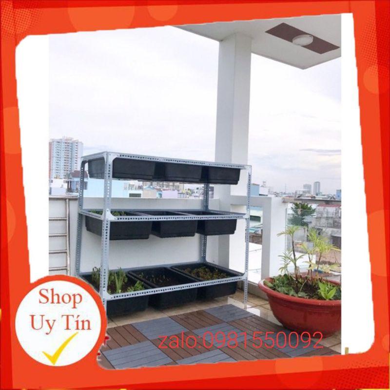 Kệ sắt v lỗ x cao nhiều kích thước ,dùng sắt v4x4cm