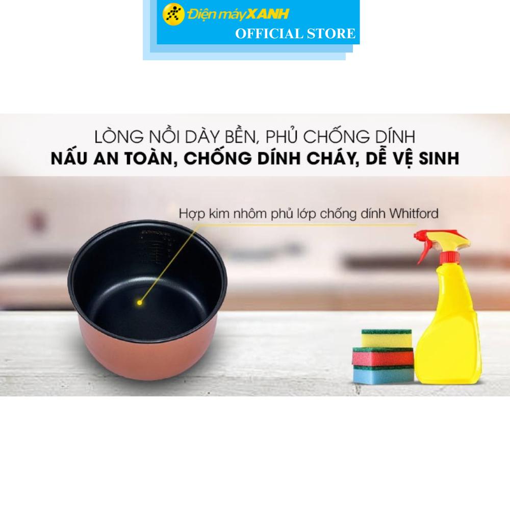 Nồi cơm nắp gài Sunhouse 1.8 lít SHD8603 - Hàng Chính Hãng