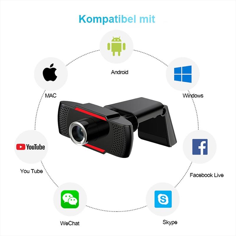 Webcam Mini Hd 1080p Cho Máy Tính