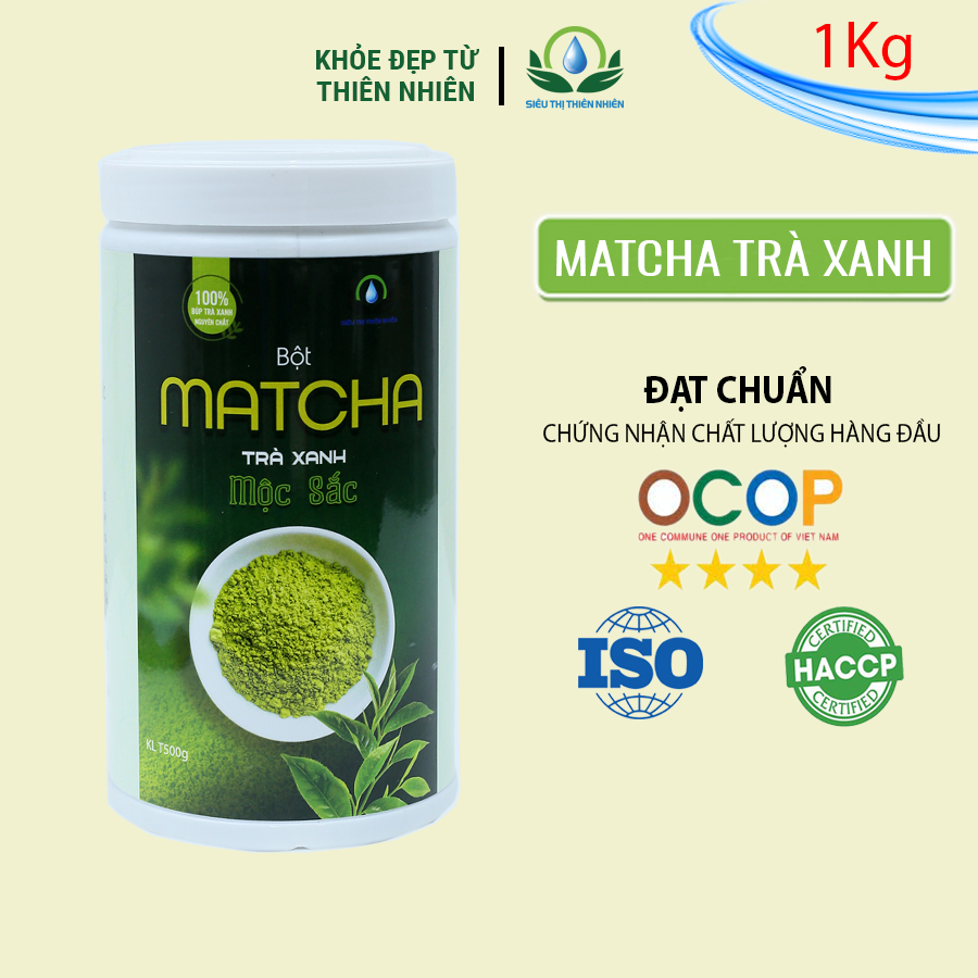 Bột Matcha Trà Xanh Mộc Sắc Hộp 1Kg