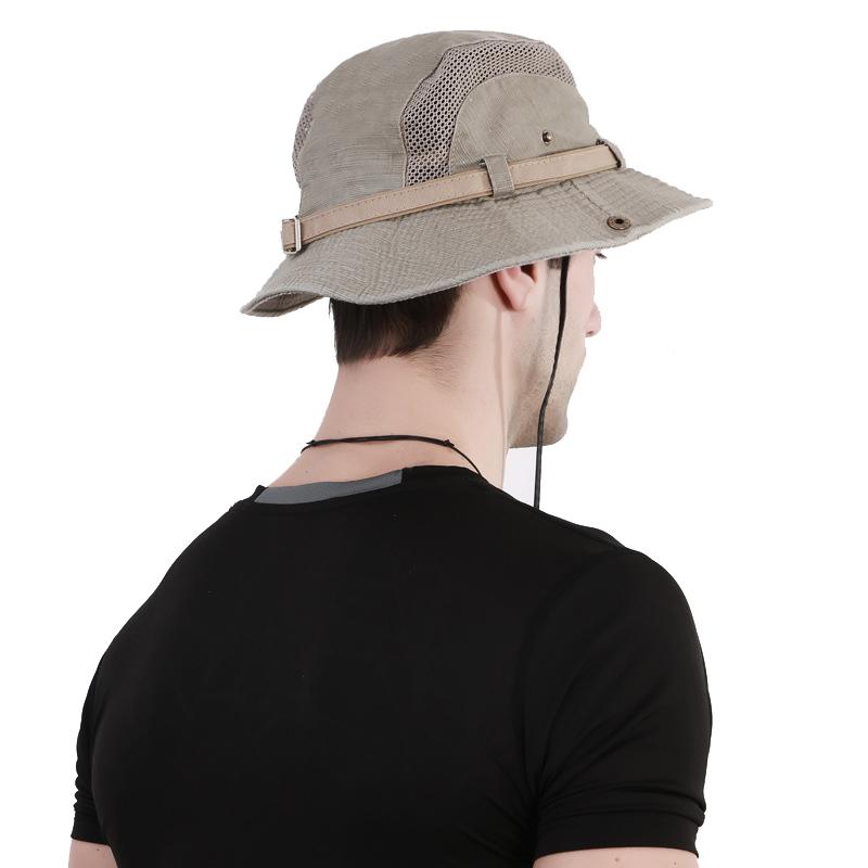 Lưới Thoáng Khí Nón Ngoài Trời Mùa Hè Nón Đi Bộ Đường Dài Hat Unisex Bèo Đi Nắng Cho Nam Nón Rộng Vành Cotton Câu Cá Nón