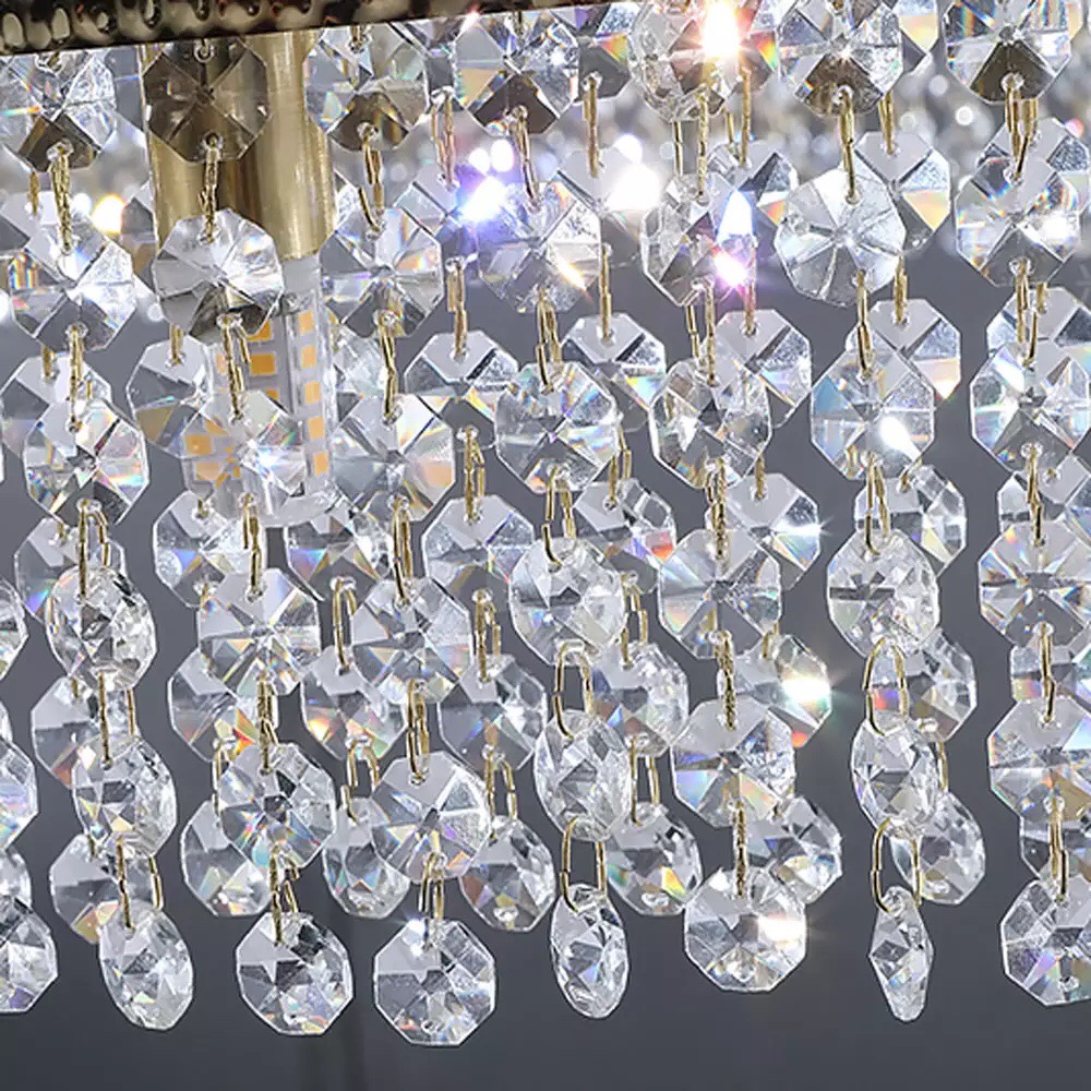 Đèn chùm pha lê cao cấp thiết kế sang trọng trang trí phòng khách, nhà hàng, khách sạn, quán cafe TL 99189/8