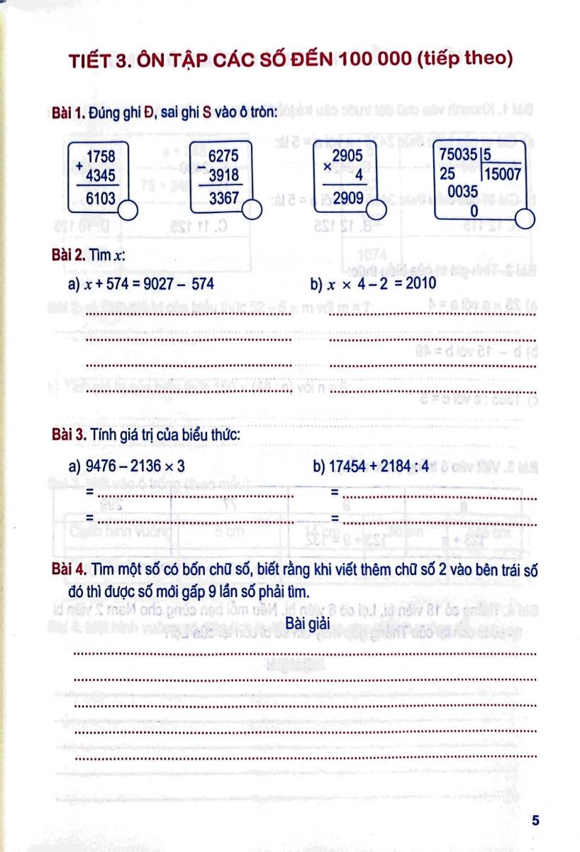 Bài Tập Toán Nâng Cao Lớp 4 (ML)