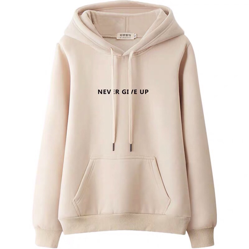 (38-70kg, liên hệ tư vấn size phù hợp) Áo hoodie chất nỉ bông mỏng H46-kem chữ. Áo nỉ có nón. Áo nỉ nam, áo nỉ nữ. Áo khoác nỉ. Áo khoác nỉ tay dài. Áo khoác nỉ nón. HÀNG MAY TRỰC TIẾP TẠI VIỆT NAM. hongduyen2188