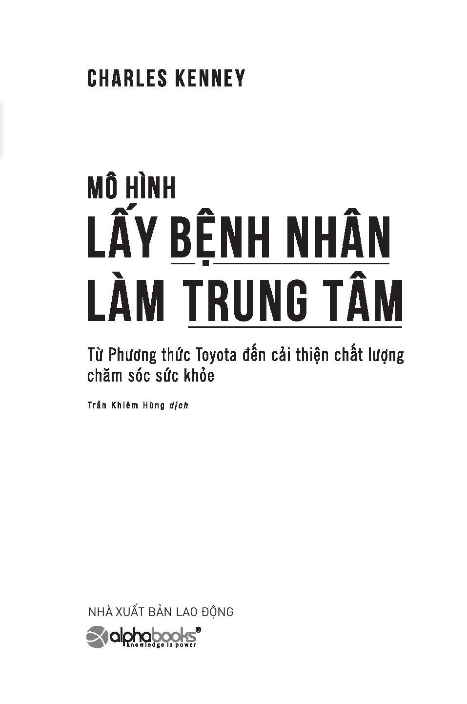 Mô Hình Lấy Bệnh Nhân Làm Trung Tâm