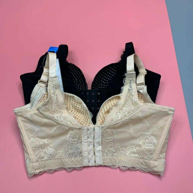Bra corset 5 hàng móc cài mút vừa cao cấp - áo lót ren gen mỡ lưng mỡ nách
