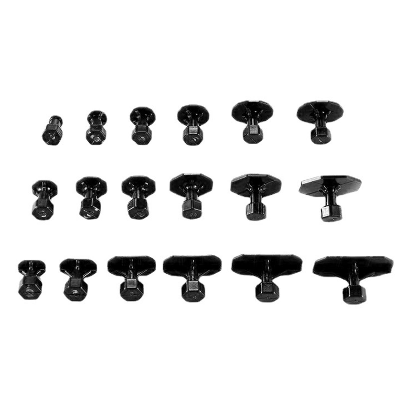 18 Pieces Car Puller Portable for Automobile Automotive Hail Dents