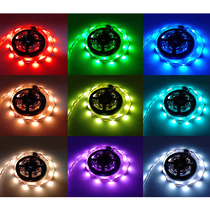Cuộn Đèn LED Trang Trí Quấn Cây RGB Chống Nước, Dài 5M Kèm Remote 44 Phím
