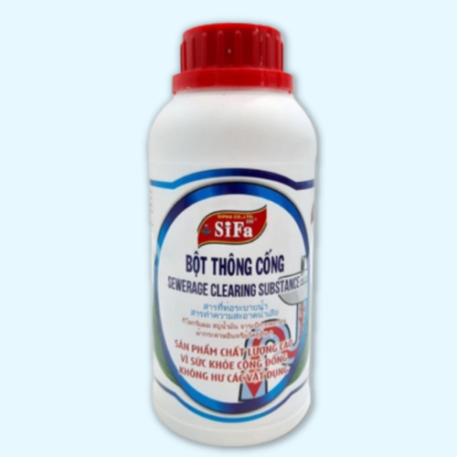 Bột thông tắc nghẽn cầu, cống Siêu Tốc  Sifa 550gr - Huy Tưởng