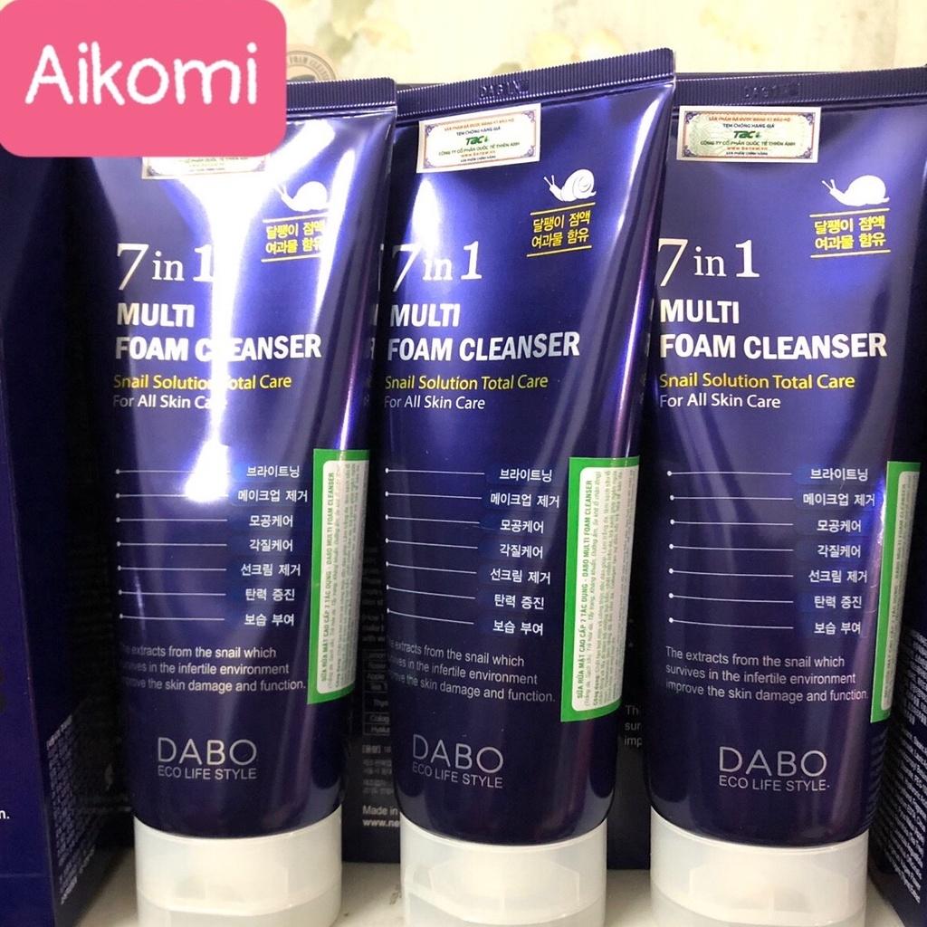 Sữa Rửa Mặt DABO Hàn Quốc 7 tác dụng Multi Foam Cleanser 180ml