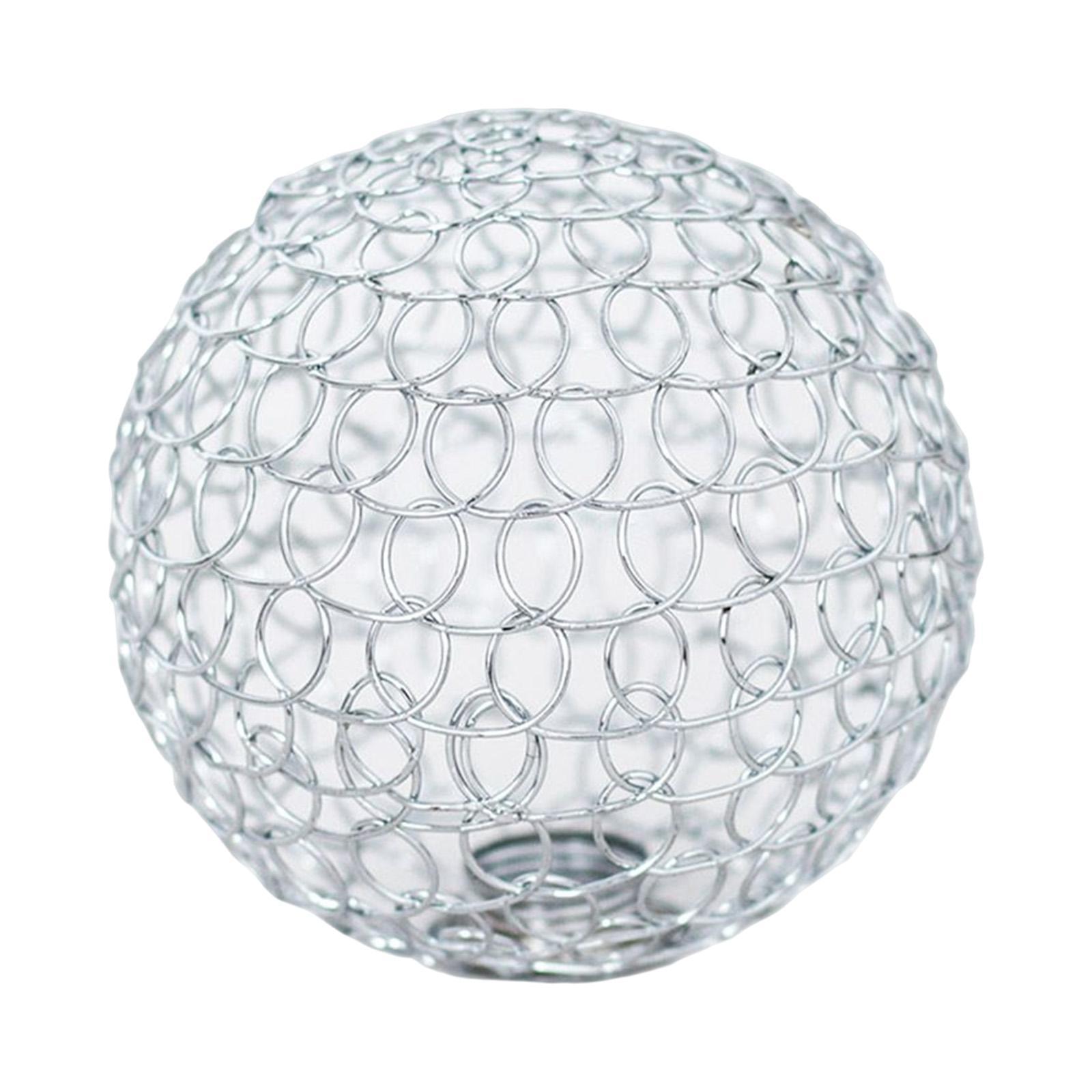 Geometric Globe Lampshade Pendant Wire Cage Chandeliers Metal Hollow Out Lamp Shade Light Shade for Replacement Table