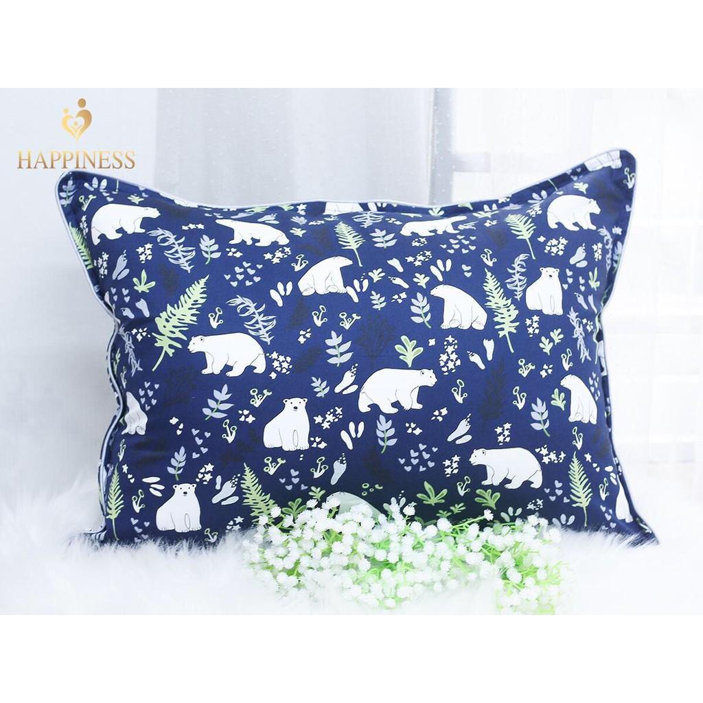 Gối trẻ em Happiness 30x50cm HÀNG CHÍNH HÃNG