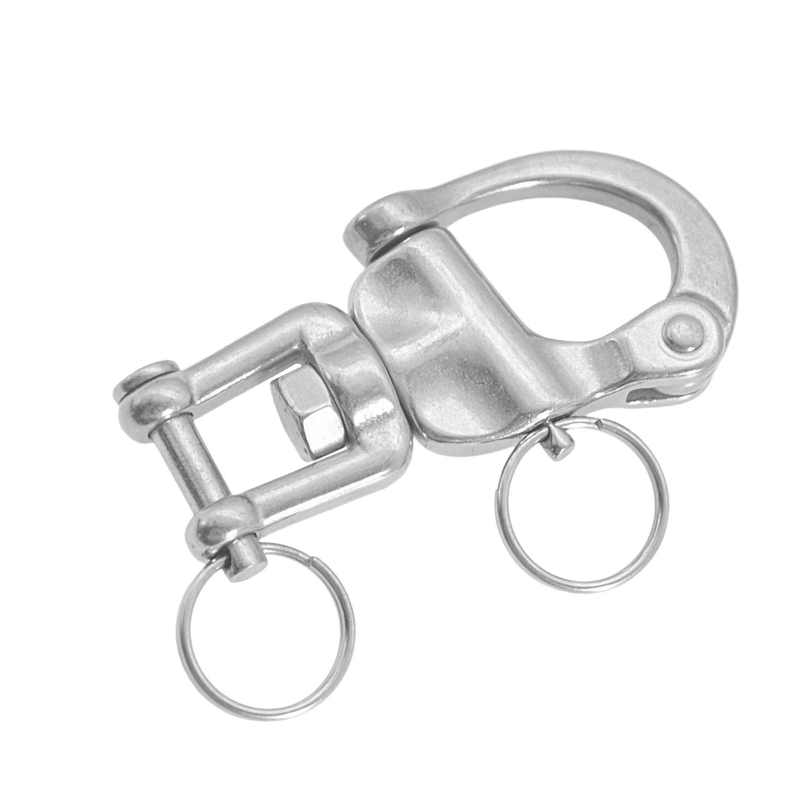 Swivel Eye Snap Shackles Boat Stainless Steel Locking Rigging Spinnaker