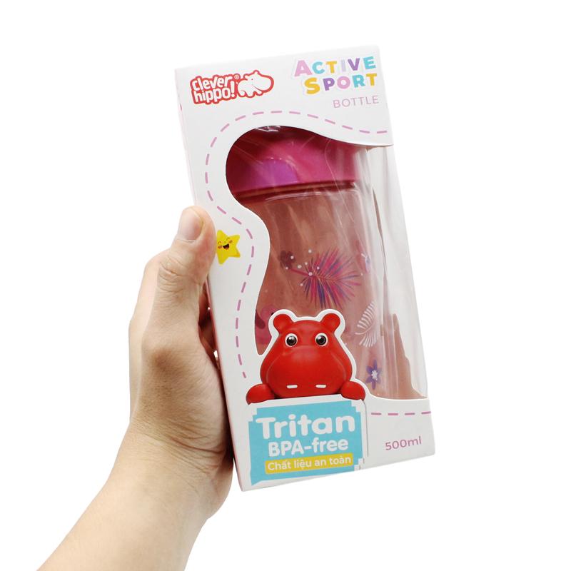 Bình Nước Tritan Fairy Forest 500 ml - Clever Hippo WB02/NUDE