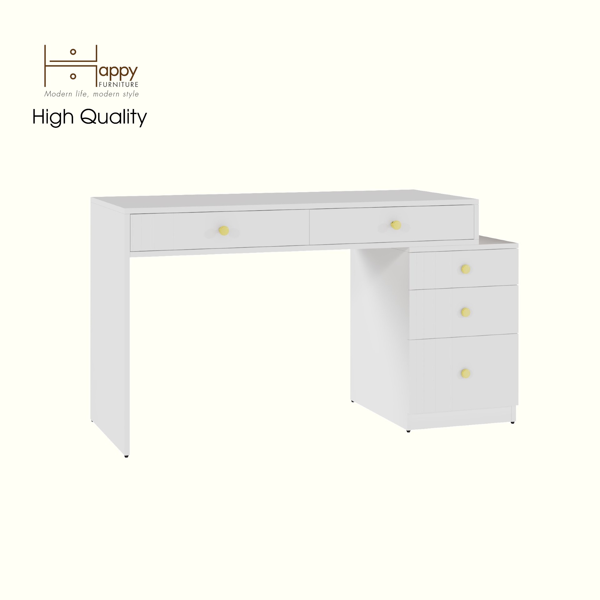 [Happy Home Furniture] JOVIE, Bàn làm việc 5 ngăn kéo, 120cm x 50cm x 75cm ( DxRxC), BAN_084
