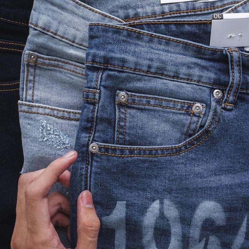 Quần Short Jean Nam Cao Cấp xuất khẩu suông nhẹ co giãn