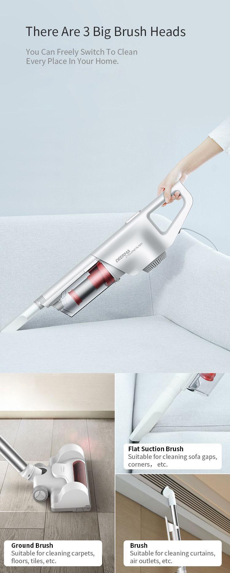 Xiaomi Deerma DX600S Small Household Upright Cleaner Handheld Vacuum Cleaner