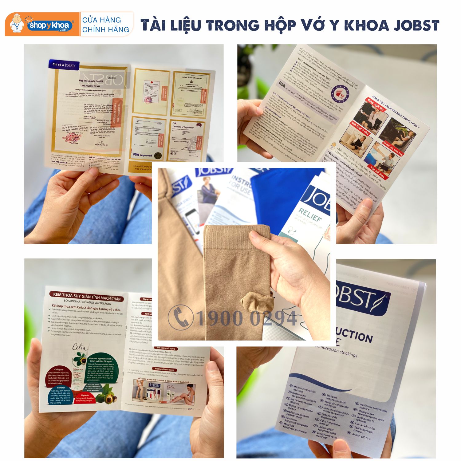 Vớ y khoa quần JOBST Relief - Cơ bản, màu da, kín ngón, 20-30mmHg, giãn tĩnh mạch chân (tất y khoa)