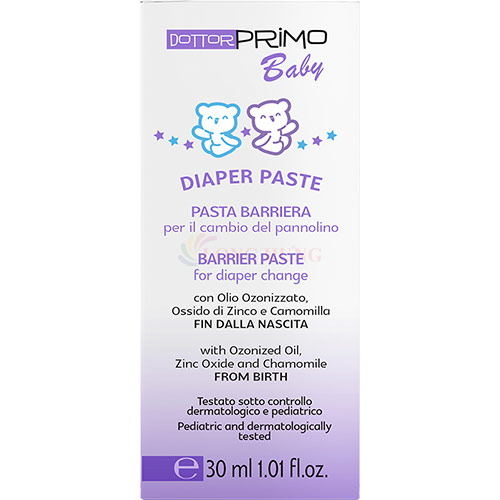 Kem bôi hăm Dottorprimo Baby Diaper Paste ngăn ngừa hăm tã cho bé (30ml) - Hàng chính hãng