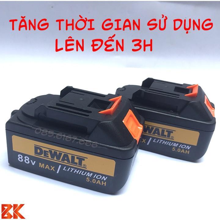 Pin máy khoan DEWALT 88V Chuẩn 10 CELL 5000mAh - Hàng mới - Pịn siêu khủng 10 Cell