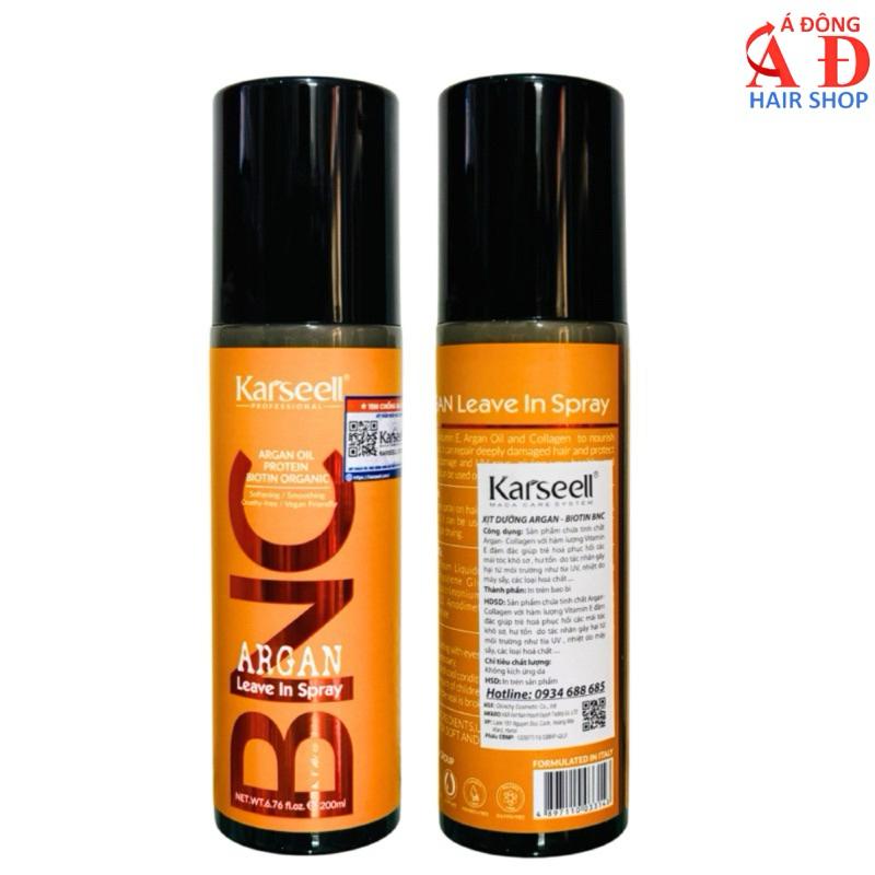 Xịt dưỡng tóc khô hư tổn Karseell BNC Repair 10 in 1 Spray 200ml