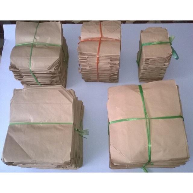100 Túi giấy kraft không quai số T2