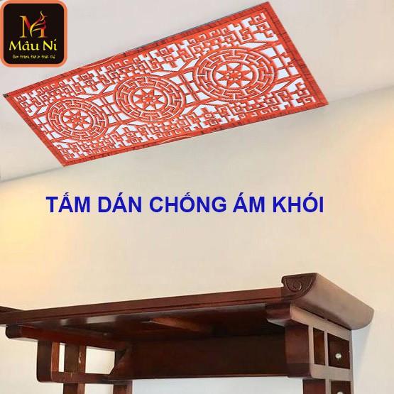 TẤM CHỐNG ÁM KHÓI Kích thước 41x89cm - dán phòng thờ, dán lên trần nhà, không phải khoan